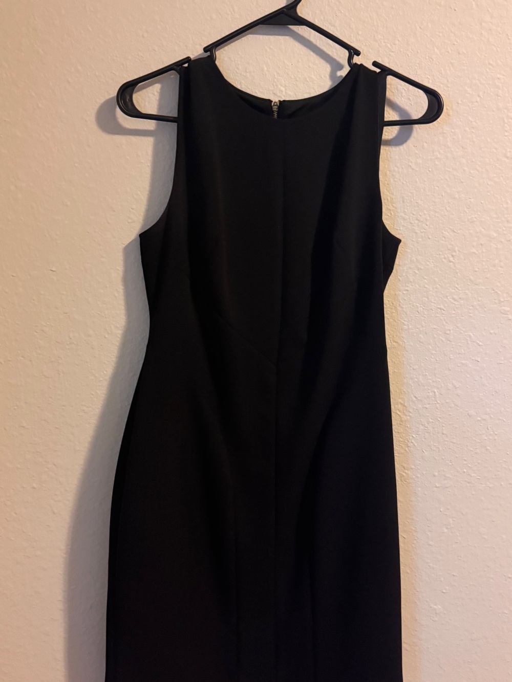 Dkny Sleek Black Sleeveless Dress